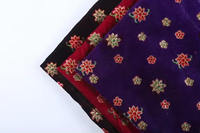 Tissu en velours imprimé 100 % polyester, fabriqué en Chine, vendu au mètre