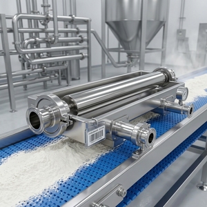 Barre magnétique filetée à double extrémité 12000 Gauss en acier inoxydable SUS304, aimant permanent en néodyme pour filtre de pipeline - Product Image 4