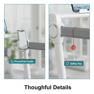 משטח הליכה מתקפל נייד ספורט הליכון חשמלי זול מכונת ריצה מיני מתחת לשולחן - Product Image 3