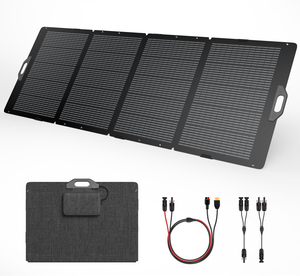400W <b>Foldable</b> <b>Solar</b> <b>Panel</b> 37.4V High Efficiency Charger XT60 Anderson Output for Power Station RV Camper Off-Grid Outdoor - Product Image 1
