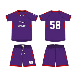 Maillot de football personnalisé pour homme, maillot de football, maillot de basketball, 100% polyester, maillot rétro de football, rugby et cyclisme - Product Image 1