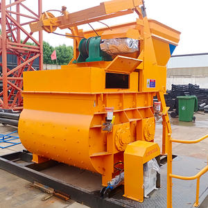 Js Series Horizontal <b>Stationary</b> Twin Shaft Cement Concrete Mixer Machine <b>for</b> <b>Sale</b> - Product Image 5