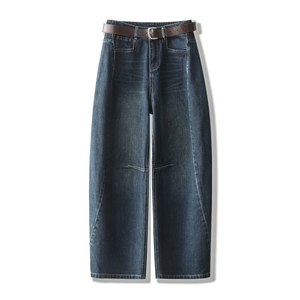 <span class=keywords><strong>Levis</strong></span> Short en jean taille haute pour femme, coupe large, foncé, non extensible, 31 - Product Image 4