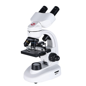 Microscope biologique XSP-44SM-<span class=keywords><strong>A</strong></span> avec éclairage <span class=keywords><strong>LED</strong></span> supérieur et inférieur pour laboratoire scolaire, avec oculaires 4x, 10x, 40x et oculaire WF10x - Product Image 1