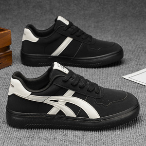 Fashion <b>Sneakers</b> High quality Men's Sports flat Shoes Casual Shoes Canvas Shoes Trendy Skateboarding Shoes <b>Leather</b> shoes - Product Image 5
