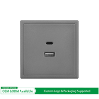 Port de charge USB 3.1A 10A OEM Type C à charge rapide pour téléphone et appareils électriques en matériau PC