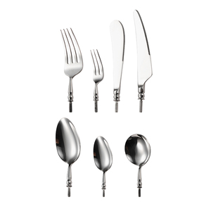 Testine di coltello forgiate posate vuote senza manico componenti posate 1084006 - Product Image 2