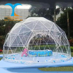 <span class=keywords><strong>Tenda</strong></span> Geodetica Igloo da Giardino Gazebo Pop-Up <span class=keywords><strong>Tenda</strong></span> da Tetto Trasparente 4m <span class=keywords><strong>Casetta</strong></span> da Campeggio - Product Image 2