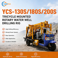 YCS-130S/180S/200S Petite machine de forage rotative hydraulique pour puits d'eau, 200 mètres, Chine