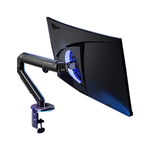 Soporte de Monitor de brazo robótico voladizo juego de deportes electrónicos RGB luz de ambiente pantalla de ordenador soporte de Monitor de elevación de 32 pulgadas - Product Image 2