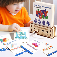 Cerveau personnalisé cartes logiques Puzzle jeux de société pensée formation correspondant clé apprentissage jouets éducatifs pour enfants garçons filles