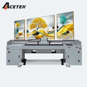 high quality large format inkjet 1.8m uv hybrid printer roll to roll UV digital inkjet printer factory price