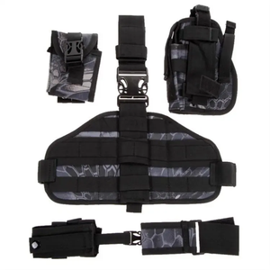 यूनिवर्सल ड्रॉप लेग होल्स्टर दाएं हाथ की सामरिक मोले जांघ बैग पाउच पैर का दोहन - Product Image 6