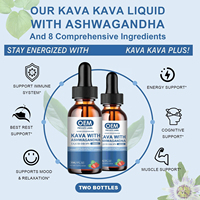 Extrait Liquide de Racine de Kava Kava Marque Blanche 30% 70% Gouttes Liquides de Kava pour Favoriser le Sommeil, la Calme et le Soulagement du Stress