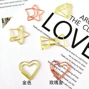 Marque-page en métal en forme de cœur, <span class=keywords><strong>petit</strong></span> et mignon, clips de reliure de couleur assortie, clips en papier enduits pour l'organisation des documents - Product Image 4