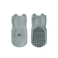 Chaussettes antidérapantes en coton pour bébé, garçon, fille, enfant en bas âge