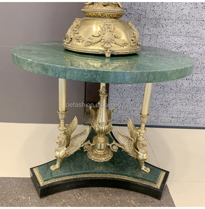 OE-FASHION Boutique italiano <span class=keywords><strong>barocco</strong></span> <span class=keywords><strong>tavolo</strong></span> interamente in rame ottone marmo 80cm Lobby <span class=keywords><strong>tavolo</strong></span> <span class=keywords><strong>rotondo</strong></span> - Product Image 2