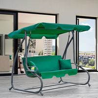 Balançoire de patio extérieur avec auvent Utilisation intérieure Lit suspendu Balançoire Mobilier polyvalent
