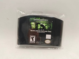 Cartouche de jeu pour <span class=keywords><strong>Wwf</strong></span> <span class=keywords><strong>Wrestlemania</strong></span> Neon Green USA - Version NTSC anglaise pour console de jeux Nintendo 64 - Product Image 4