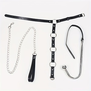 Gancho <span class=keywords><strong>de</strong></span> Sujeción Anal BDSM con Collar Ajustable, Juguete Sexual Erótico para Parejas, Juego <span class=keywords><strong>de</strong></span> Roles Fetichistas SM - Product Image 5