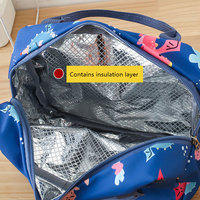 Vente en gros d'usine de sac à dos d'étudiant en nylon réglable et confortable ensemble de trois pièces de sacs d'école pour enfants avec sac à lunch