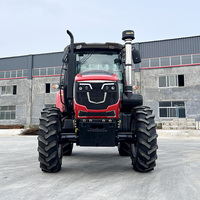 Tracteur à roues à couple élevé 100HP 120HP à quatre roues motrices pionnier dans le domaine des 100 acres de terres agricoles