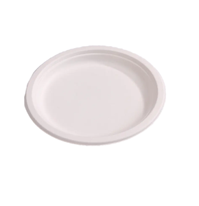Assiettes jetables en bagasse de canne à sucre, résistantes à l'huile et imperméables, pour la restauration, les plats à emporter et les services alimentaires - Product Image 1