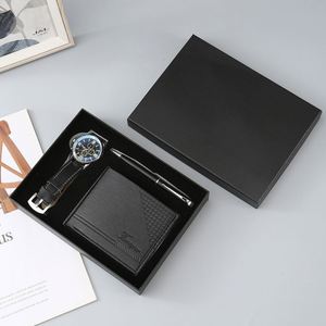 Set de Regalo para Hombre FX: Reloj de Cuarzo, Correa de Cuero y Bolígrafo - Regalo Empresarial para Papá, Día del Padre, Regalos Corporativos - Product Image 1