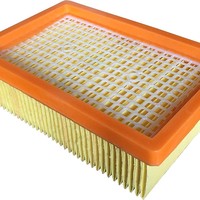 Élément filtrant en plastique Haipa pour aspirateur Karcher MV 4 MV5-6 WD4 Accessoires Source d'alimentation manuelle