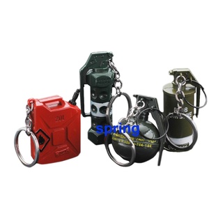 Kim Loại Vũ Khí Mô Hình Người Hâm Mộ Quân Sự Chảo Hoang Dã Ấm Đun Nước Keychain/Quân Đội Gas Chai Lựu Đạn Khói Bom Mảnh Vỡ Mảnh Vỡ Quà Tặng Keychain - Product Image 1