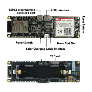 Lilygo แผง R2 T-SIM7600G-H แผงวงจร4G ที่ใส่แบตเตอรี่18560แผงชาร์จพลังงานแสงอาทิตย์ ESP32-WROVER แผงวงจรพัฒนา WiFi BLE - Product Image 1