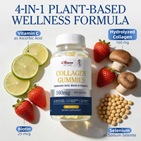 Gummies de Collagène et Biotine avec Vitamine C, Collagène Hydrolysé, Complément de Beauté, Fabricant OEM en Gros sous Marque Privée