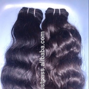 Extensiones de cabello humano Remy 100% virgen indio Onda natural y rizo italiano Tejido de cabello Sin desprendimiento Sin enredos - Product Image 3