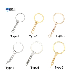YIWANG Metal 1.5x25MM Silver Split Key <b>Ring</b> DIY Round <b>Keyring</b> for Key Chain - Product Image 6