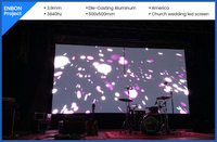 Paneles LED para Video Wall de Alquiler, 500x500mm, IP65 Impermeables, 3 Años de Garantía, Mantenimiento Frontal, para Exteriores y Escenarios DJ