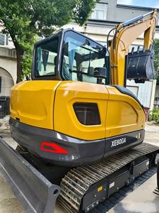 รถขุดตีนตะขาบขนาดเล็ก XE60GA ประหยัดน้ำมัน 6 ตัน ถังขนาด 0.23 ลูกบาศก์เมตร กำลัง 39.8 กิโลวัตต์ เหมาะสำหรับงานก่อสร้างในฟาร์ม - Product Image 5