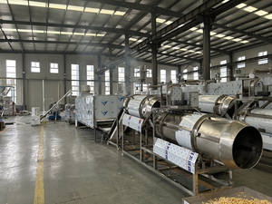 เครื่องผลิตซีเรียลโกโก้พัฟแบบอัตโนมัติเต็มรูปแบบ เครื่องอัดรีดแบบสกรูคู่สำหรับทำซีเรียลช็อกโกแลต สายการผลิตอาหารเช้าคุณภาพสูง - Product Image 6