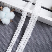 Ruban élastique en nylon et élasthanne à bas prix, blanc, tissé, pour sous-vêtements, accessoires de confection DIY, décoration