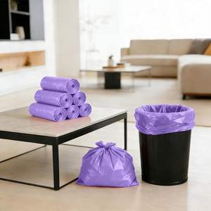 Sacs poubelles noirs jetables non parfumés en LDPE Huamaohengchun, 22 pièces, pour salle de bain, cuisine, chambre et salon - Product Image 2