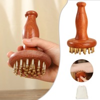 Outils de massage en bois, soins de beauté et de santé, masseurs en cuivre pur, massage complet du corps spécifique au spa, perte de poids et thérapie Gua Sha