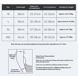 Manchon de compression anti-UV en Spandex pour cyclisme, course à pied, conduite et sports de plein air pour hommes et femmes - Product Image 6