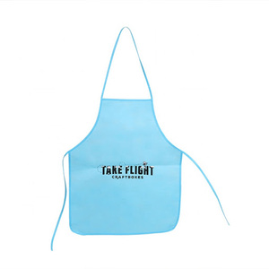 Non woven apron plastic reusable non woven hygienic disposable apron with custom logo