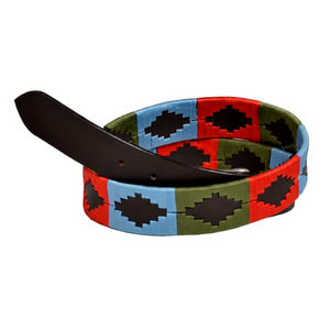 Ceinture Polo en Cuir Véritable Personnalisée, Ceinture en Cuir Tressé à la Main de Haute Qualité, Ceintures Polo Robustes Unisexe, Fournisseur de Sacs et Étuis LPB-0099 - Product Image 1