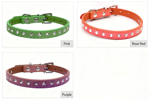 Adjustable Washable Nylon Cat <b>Collar</b> Reflective Safety Buckle Padded Moon Star Print Ribbon Decoration for All Seasons <b>Small</b> - Product Image 4