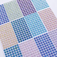 Pierres en cristal K9 de haute qualité, forme ronde, double trou, dos plat, pierres de diamant en vrac, strass en cristal à coudre