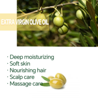 Huile d'olive biologique naturelle pressée à froid extra vierge de haute qualité, huile saine pour la cuisine et les soins du corps, pour la peau et les cheveux