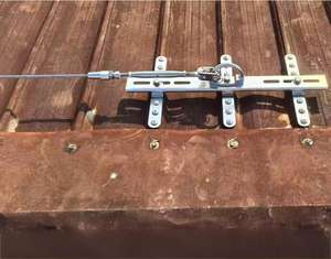 Dispositivo de anclaje fijo de cabeza y <span class=keywords><strong>cola</strong></span> de acero inoxidable de alta resistencia para sistema de línea de vida de techo resistente a la corrosión solución personalizada - Product Image 5