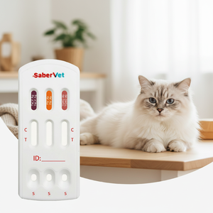 Prueba de Sangre 3 en 1 para Toxoplasmosis Felina, Prueba Rápida de Antígeno del Virus de la Inmunodeficiencia/Leucemia Felina - Product Image 1