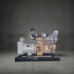 Générateur marin de type ouvert, fréquence 50/60Hz, 1500/1800 tr/min, monophasé/triphasé, automatique/manuel, refroidissement par eau, 230V, démarrage - Product Image 2