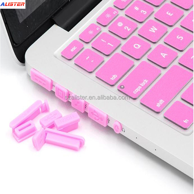 DVI for PC VGA USB RJ45 Port Anti-Dust Rubber Plug for Laptop USB C Dust Cover with Custom Cutting Service
